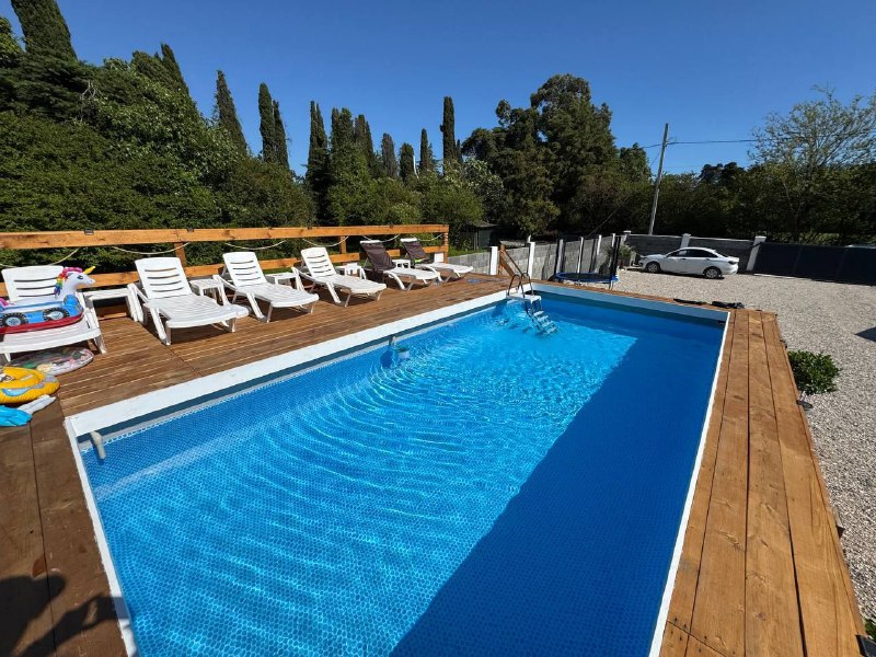 "ГРЕЙ ХАУС" домики с бассейном