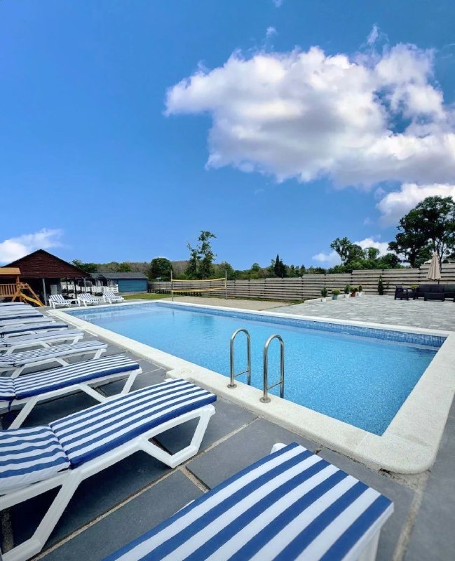 "САН ПИНО" домики деревянные с бассейном